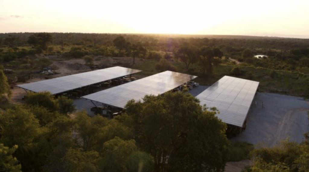 Solar farm drone